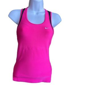 Nike Fit Workout Tank Top, Size S, Hot Pink in excellent Condotion